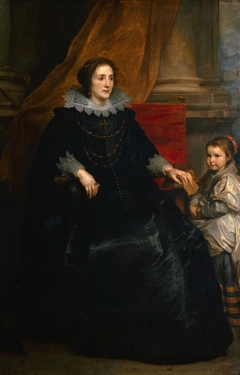 Portrait of a Lady with her Daughter by Anthony van Dyck