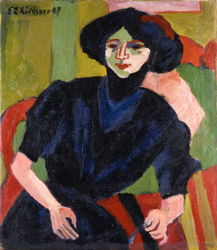Portrait of a Woman by Ernst Ludwig Kirchner
