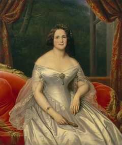 Portrait of Anna Benardaki by Charles de Steuben
