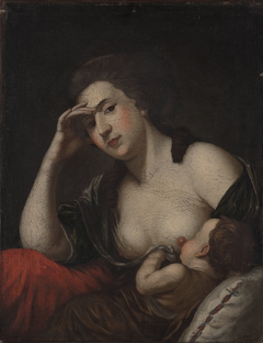 Portrait of Anna Maria Lampi (née Franchi) with her son Franciszek by Johann Baptist von Lampi the Elder