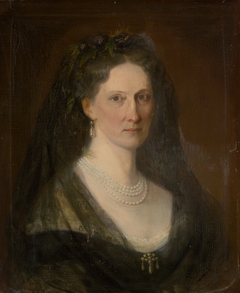 Portrait of Baroness Hedviga Mednyánszká by Carl Martin Ebersberg
