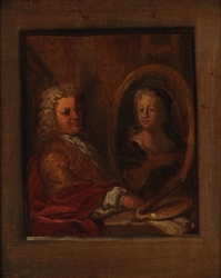 Portrait of Dionys van Nijmegen and Sara Stiermans