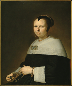 Portrait of Eva Vos by Johannes Cornelisz Verspronck