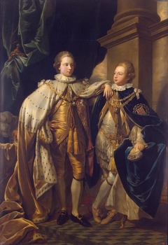 Portrait of George, Prince of Wales, and Prince Frederick, later Duke of York by Benjamin West
