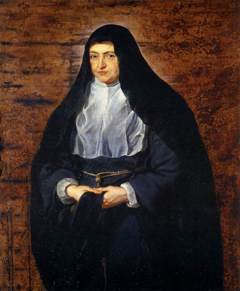 Portrait of Infante Isabella Clara Eugenia as nun by Peter Paul Rubens