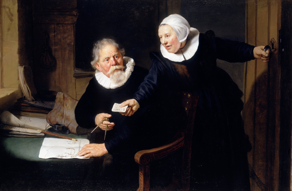 Portrait of Jan Rijcksen and his Wife Griet Jans