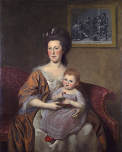 Portrait of Mrs. Thomas McKean (Sarah Armitage) and Her Daughter, Maria Louisa by Charles Willson Peale