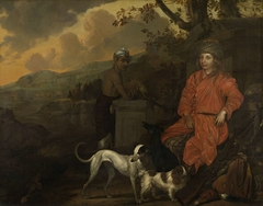 Portrait of Philippus Baldaeus and Gerrit Mossopotam by Johan de la Rocquette