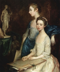 Portrait of the Artist's Daughters by Thomas Gainsborough