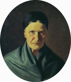 Portrait of the Artist's Mother by Fyodor Bronnikov