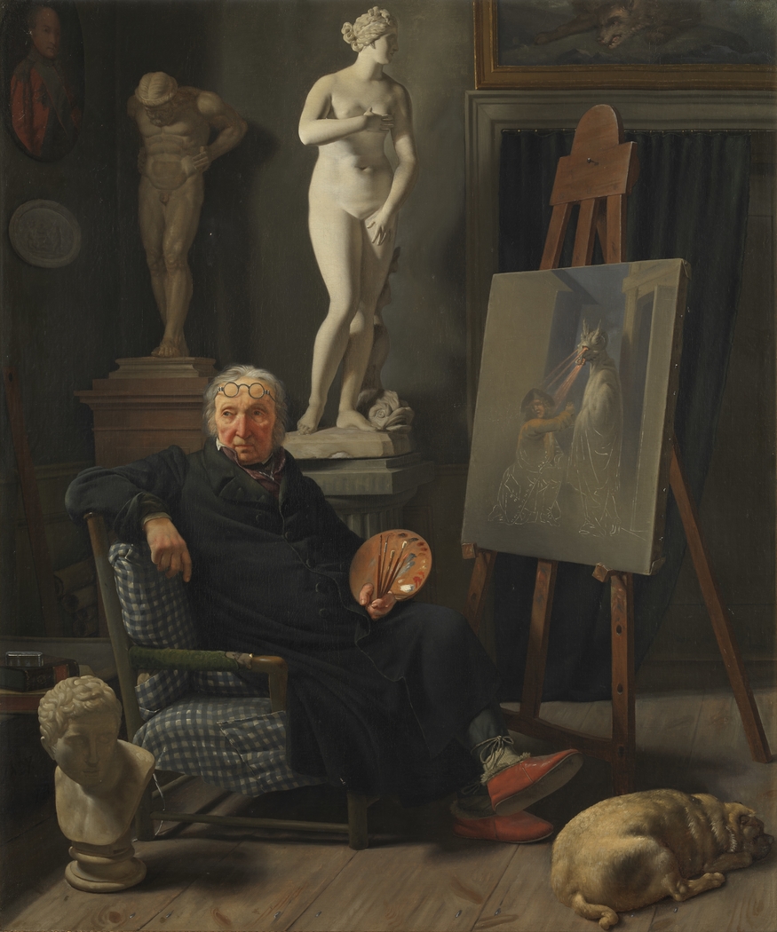 Portrait of the painter C. A. Lorentzen