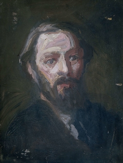 Portret van de beeldhouwer Pier Pander (1864-1919) by Thomas Cool