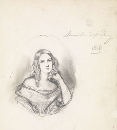 Portret van de gravin van Bury by Johan Hendrik Koelman