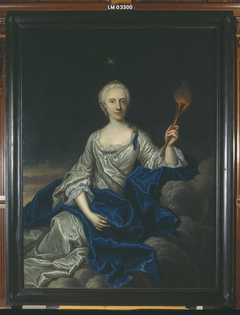 portret van Lady Bridget Cottrell by Theodorus Caenen