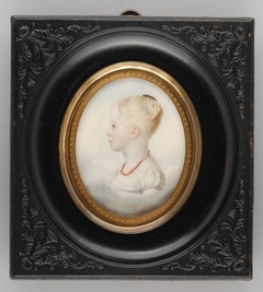 Portretminiatuur van Louise van Hogendorp by Étienne Bouchardy