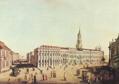 Potsdam, Schlossstraße und Fiakerplatz by Johann Friedrich Meyer