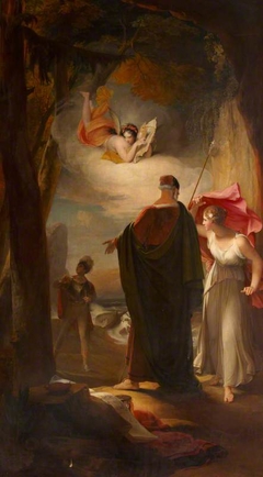 Prospero and Miranda (from William Shakespeare's The Tempest, Act I scene ii) by Henry Thomson