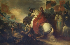 Queen Philippa at the Battle of Neville's Cross