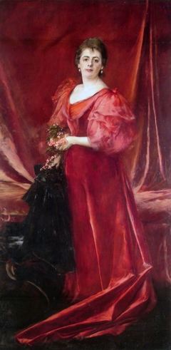 Retrato de la Sra. Maria de la Cárcova de Ferrari by Ernesto de la Cárcova