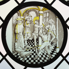 Roundel with the Flagellation by Anonymous