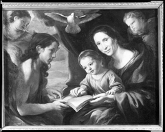 Saint Anne Teaching the Virgin to Read by Antonio Gherardi