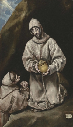 Saint Francis and Brother Leo in Meditation by El Greco