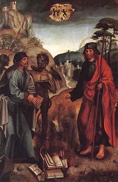 Santiago and Hermógenes by Master of Lourinhã