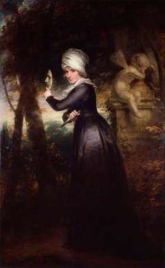Sarah Siddons (née Kemble) ('Mrs Siddons with the Emblems of Tragedy') by William Beechey