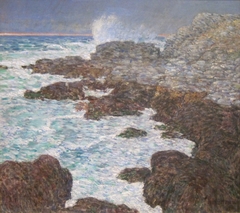 Seaweed and Surf, Appledore, at Sunset by Childe Hassam