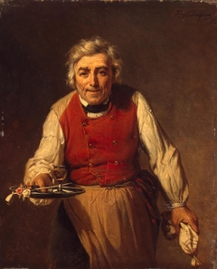 Servant with a Tray by François Verheyden