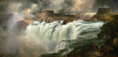 Shoshone Falls on the Snake River by Thomas Moran