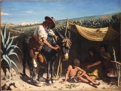 Spanish Gypsies in Granada by Harry Humphrey Moore