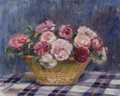 Still Life of Roses in a Basket by Nora Heysen