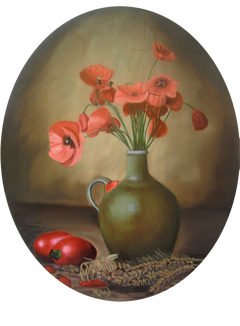 still life poppies by Maria Alexandri