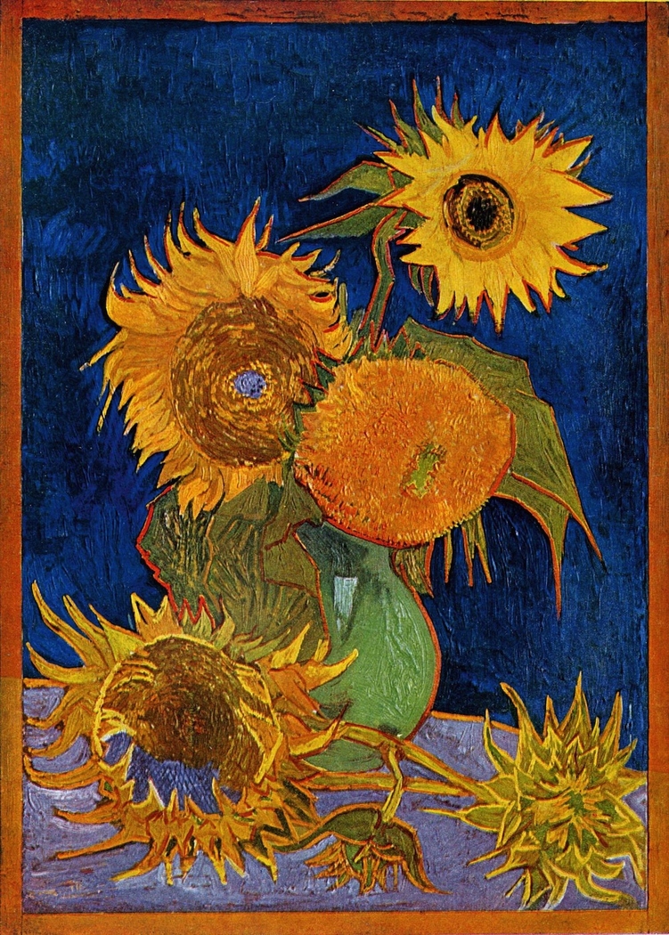Six Sunflowers