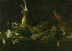 Still Life with Game on a Table by Adriaen van Utrecht