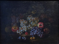 Still-Life with Grapes and Figs by Giuseppe Ruoppolo
