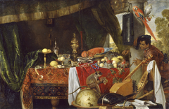 Still Life with Moor and Parrot