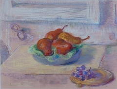 Still Life with Pears & Grapes