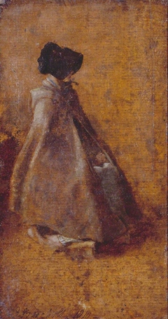 Study of a Girl in a Cloak and Bonnet by John Constable