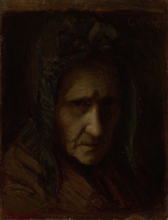 Study of an old woman by Gerke Henkes