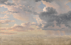 Study of Clouds over the Sound by Christoffer Wilhelm Eckersberg