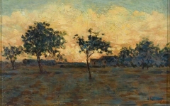 Sunset by Georges Seurat