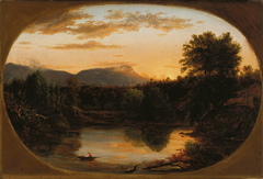 Sunset, View on the Catskill