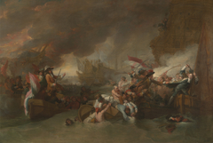 The Battle of La Hogue by Benjamin West