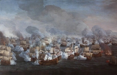 The Battle of the Texel (Kijkduin), 11/21 August 1673, the Engagement of the Two Fleets by Willem van de Velde the Elder