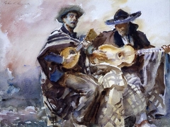 The Blind Musicians by John Singer Sargent - John Singer Sargent - ABDAG003836 by John Singer Sargent