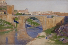 The Bridge of Alcántara, Toledo by Aureliano Beruete