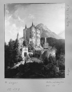 The castle of Hohenschwangau by Michael Lueger