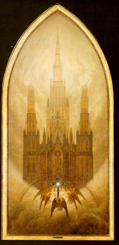 The Cathedral by Caspar David Friedrich